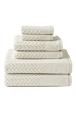 Texere 100% Organic Cotton Jacquard 650 GSM Premium Bath Towel Sets